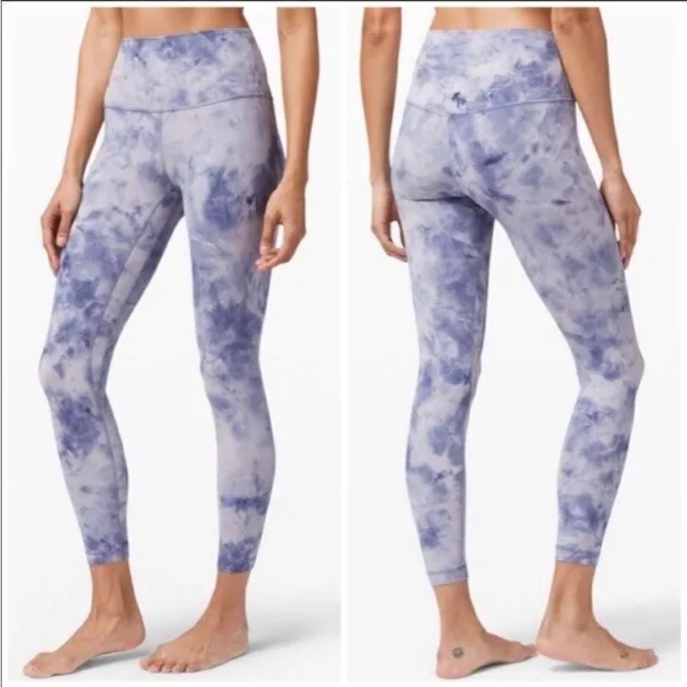 RARE Lululemon Align Pants Size 4 DIIP Diamond Dye Iced Iris Peri Purple